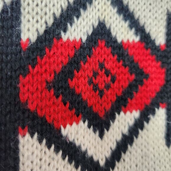 Western Sweater Mens Sz‎ XXL Aztec Boho Navajo Knitted Chore Wear  Southwestern - Picture 5 of 12